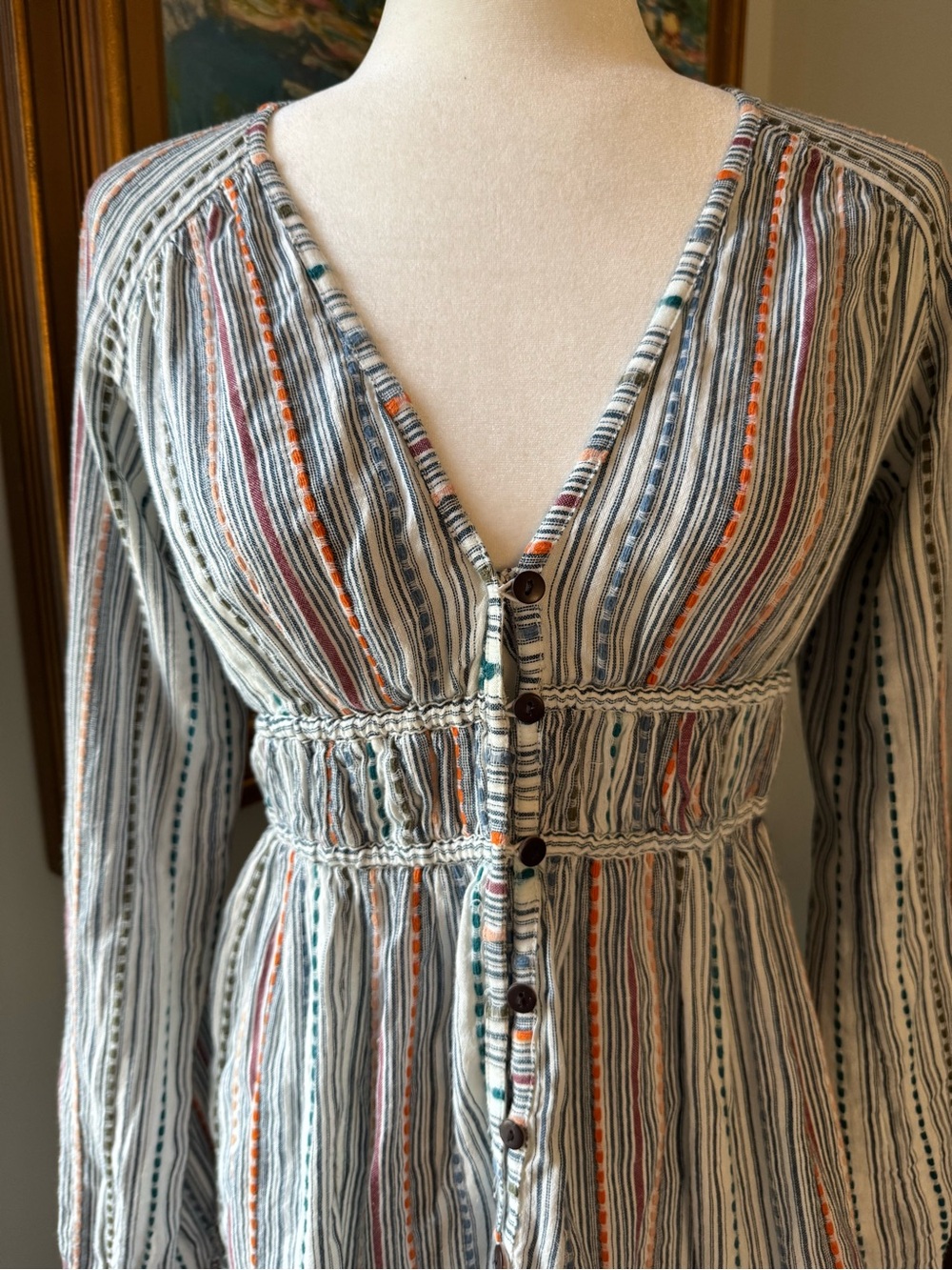 Veronica Beard Suzie Striped Dress Size XS / 36" Bust Like New!